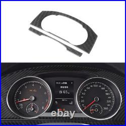 Carbon Fiber Black Car Interior Trim Set Sticker For VW Golf 7 GTI MK7 2018-2019