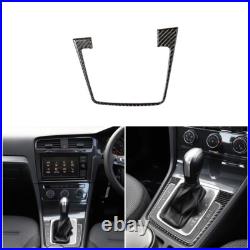 Carbon Fiber Black Car Interior Trim Set Sticker For VW Golf 7 GTI MK7 2018-2019