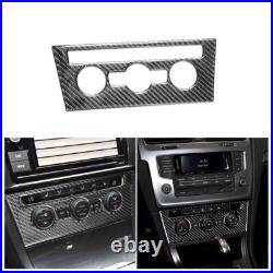 Carbon Fiber Black Car Interior Trim Set Sticker For VW Golf 7 GTI MK7 2018-2019