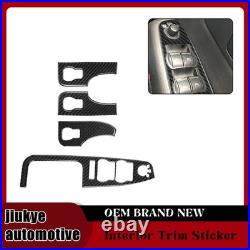 Carbon Fiber Black Full Interior Set Cover Trim For Audi A4 S line 2005-2007