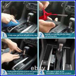 Carbon Fiber Black Full Interior Set Cover Trim For Audi A4 S line 2005-2007