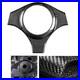 Carbon Fiber Black Interiors Steering Wheel Cover Trim For Mitsubishi EVO 7 8 9