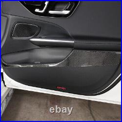 Carbon Fiber Car Door Panel Trim Decorate Sticker For Benz C Class W206 2022-23