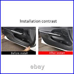 Carbon Fiber Car Door Panel Trim Decorate Sticker For Benz C Class W206 2022-23