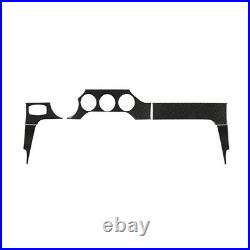 Carbon Fiber Car Interior Dashboard Panel Cover Trim For Ford Mustang 15-19