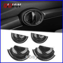 Carbon Fiber Car Interior Door Handle Cover Sticker For MINI Cooper F54 F55 F60 Carbon Fiber Car Interior Door Handle Cover Sticker For MINI Cooper F54 F55 F60