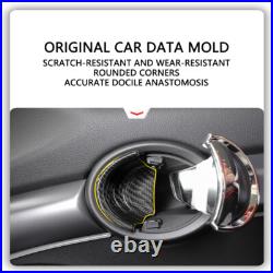 Carbon Fiber Car Interior Door Handle Cover Sticker For MINI Cooper F54 F55 F60 Carbon Fiber Car Interior Door Handle Cover Sticker For MINI Cooper F54 F55 F60