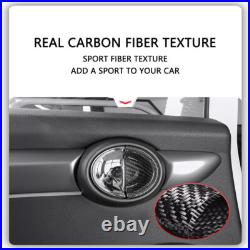Carbon Fiber Car Interior Door Handle Cover Sticker For MINI Cooper F54 F55 F60 Carbon Fiber Car Interior Door Handle Cover Sticker For MINI Cooper F54 F55 F60