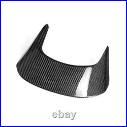 Carbon Fiber Car Interior Rear Center Cover Trim Decor For Corvette C7 2014-2019