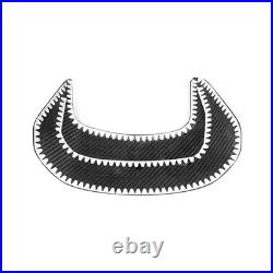 Carbon Fiber Car Interior Rear Center Cover Trim Decor For Corvette C7 2014-2019