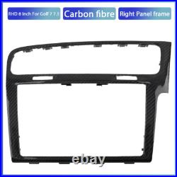 Carbon Fiber Car Interior Trim Sticker Part Central Control GPS Navigation Frame