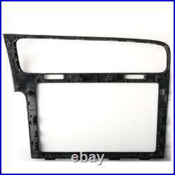 Carbon Fiber Car Interior Trim Sticker Part Central Control GPS Navigation Frame