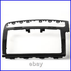 Carbon Fiber Car Interior Trim Sticker Part Central Control GPS Navigation Frame