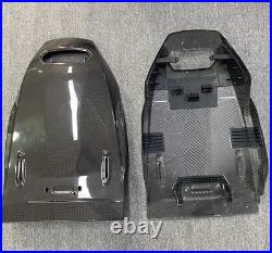 Carbon Fiber Car Seat Back Cover Trims Interior Replace For Lamborghini URUS 2PC