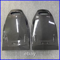 Carbon Fiber Car Seat Back Cover Trims Interior Replace For Lamborghini URUS 2PC