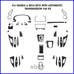 Carbon Fiber Center Console Dashboard Trim For Mazda 6 2014-2015 With Automatic