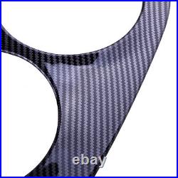 Carbon Fiber Center Console Panel Cover Trim Fit For Benz C W205 GLC X253 Acc