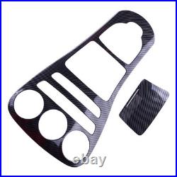 Carbon Fiber Center Console Panel Cover Trim Fit For Benz C W205 GLC X253 Use