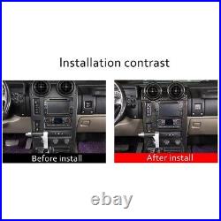 Carbon Fiber Color Interior Air Condition Panel Cover Trim For Hummer H2 03-07