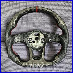 Carbon Fiber Custom Steering Wheel For Audi A3 S3 RS3 A4 B9 S4 RS4 RS7 2015-2019
