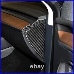 Carbon Fiber Dashboard Center Control Panel Decor Trim Cover for Tesla Model Y 3