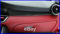 Carbon Fiber Dashboard Console Center Panel Trim Sticker for Alfa Romeo Giulia