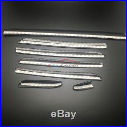 Carbon Fiber For Audi A3 S3 RS3 8V Interior Console Door Panel Strips Cover Trim