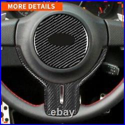 Carbon Fiber For Toyota GT86 Subaru BRZ 2012-2015 Steering Wheel Cover Car Decal