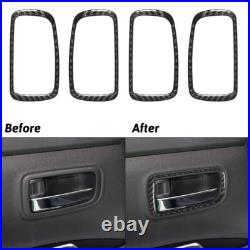 Carbon Fiber Full Full Interior Kit Set Trim Cover For Mitsubishi Outlander
