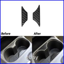 Carbon Fiber Full Full Interior Kit Set Trim Cover For Mitsubishi Outlander