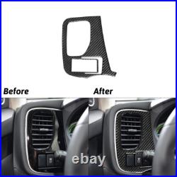 Carbon Fiber Full Full Interior Kit Set Trim Cover For Mitsubishi Outlander