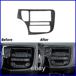 Carbon Fiber Full Full Interior Kit Set Trim Cover For Mitsubishi Outlander