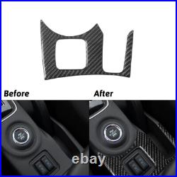 Carbon Fiber Full Full Interior Kit Set Trim Cover For Mitsubishi Outlander