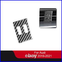 Carbon Fiber Full Interior Cover Set Trim For Audi A6 C8 2019-2021