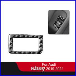 Carbon Fiber Full Interior Cover Set Trim For Audi A6 C8 2019-2021