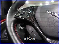 Carbon Fiber Full Interior Overlay Covers For Corvette C7 Z51 Stingray Body Kit