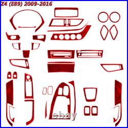 Carbon Fiber Full Interior Panel Decorative Kit Cover Trim For BMW Z4 E89 09-16