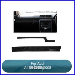 Carbon Fiber Full Interior Set Cover Trim For Audi A4 S line 2005-2007