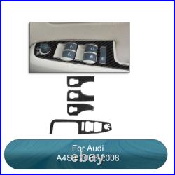 Carbon Fiber Full Interior Set Cover Trim For Audi A4 S line 2005-2007
