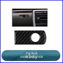 Carbon Fiber Full Interior Set Cover Trim For Audi A4 S line 2005-2007