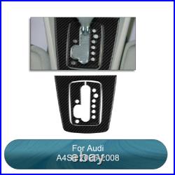 Carbon Fiber Full Interior Set Cover Trim For Audi A4 S line 2005-2007