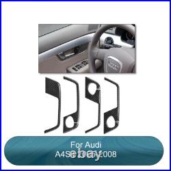 Carbon Fiber Full Interior Set Cover Trim For Audi A4 S line 2005-2007