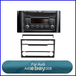 Carbon Fiber Full Interior Set Cover Trim For Audi A4 S line 2005-2007
