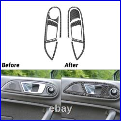 Carbon Fiber Full Set Interior Cover Trim Kit For Ford Fiesta 2011-2015 Carbon Fiber Full Set Interior Cover Trim Kit For Ford Fiesta 2011-2015