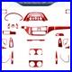 Carbon Fiber Full Set Kit Console Trim Interior Cover For Honda Odyssey 2005-10