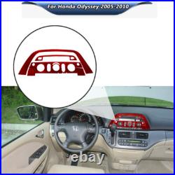 Carbon Fiber Full Set Kit Console Trim Interior Cover For Honda Odyssey 2005-10