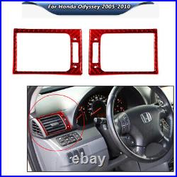 Carbon Fiber Full Set Kit Console Trim Interior Cover For Honda Odyssey 2005-10