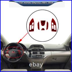 Carbon Fiber Full Set Kit Console Trim Interior Cover For Honda Odyssey 2005-10