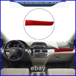 Carbon Fiber Full Set Kit Console Trim Interior Cover For Honda Odyssey 2005-10