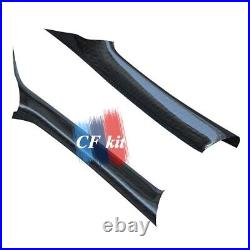 Carbon Fiber Interior A Pillar Panel Trim For 2008Up Mitsubishi Lancer EVO 10 X